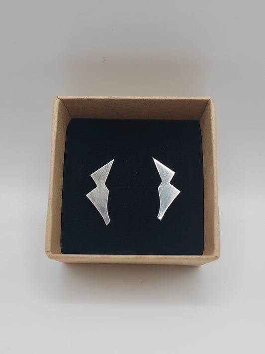 REST - geometrische zilveren oorstekers