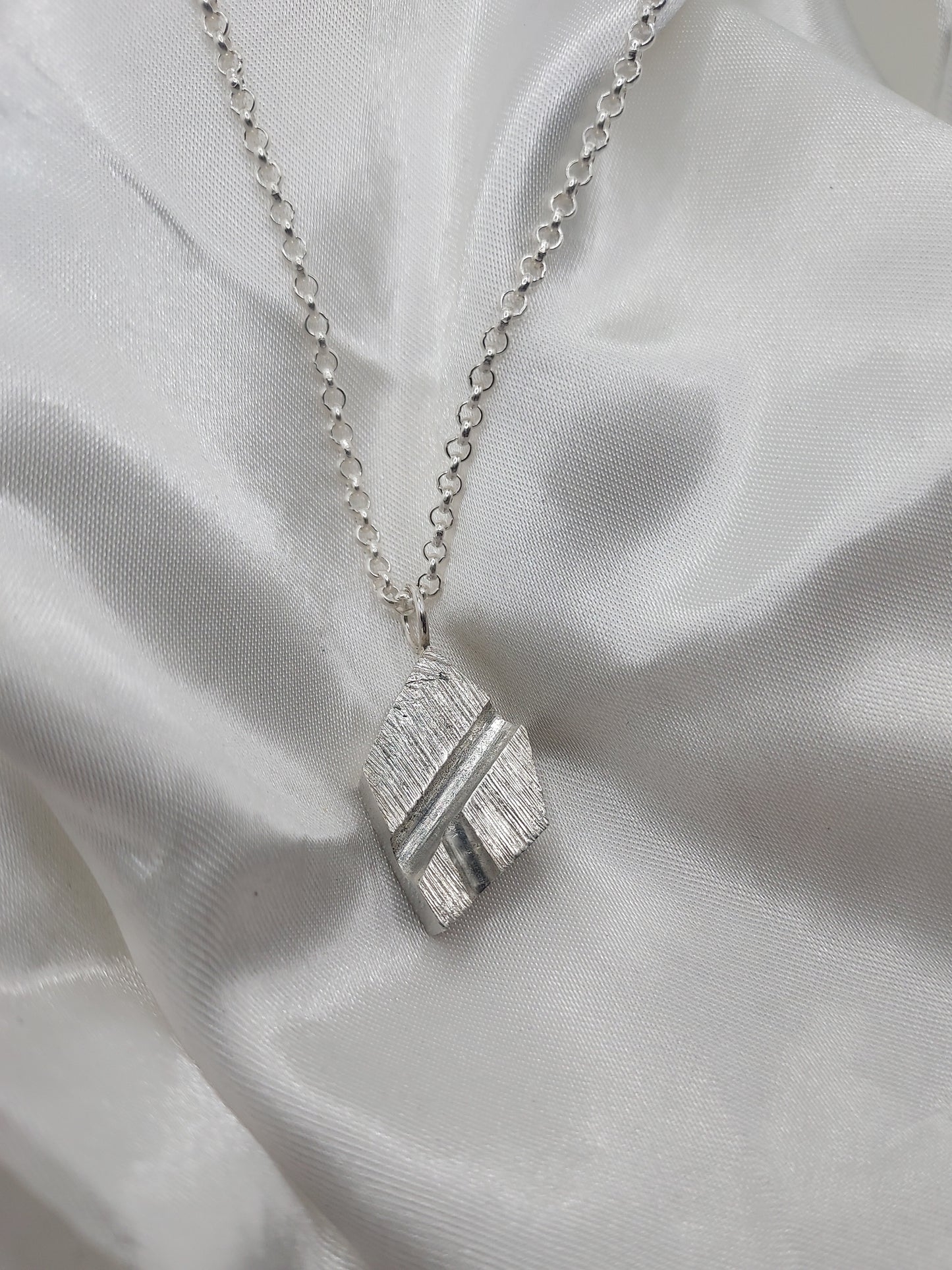 One-of-a-kind zilveren halsketting