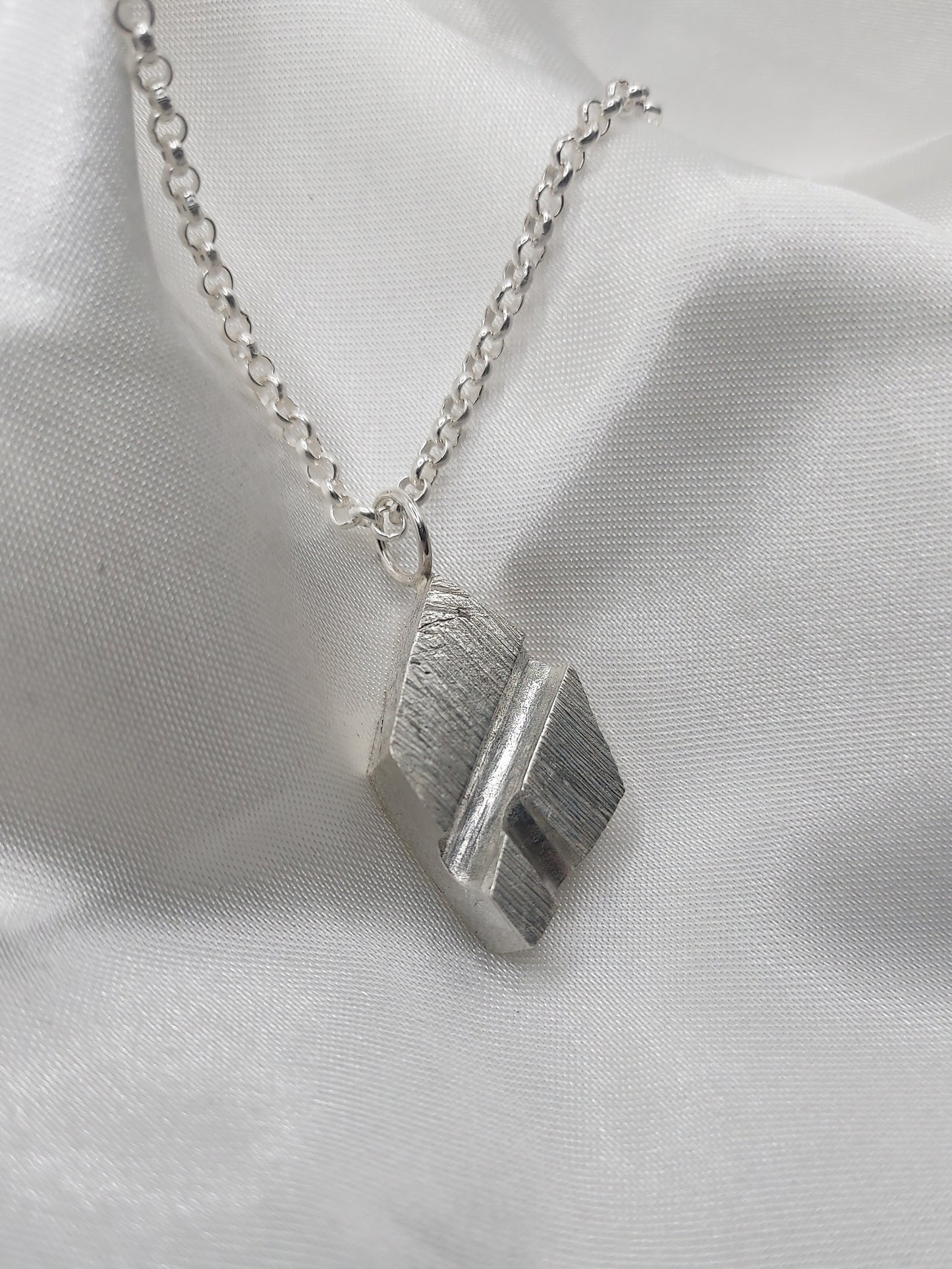 One-of-a-kind zilveren halsketting