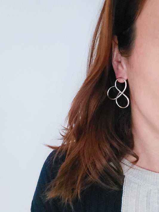 KRUL - oorstekers zilver