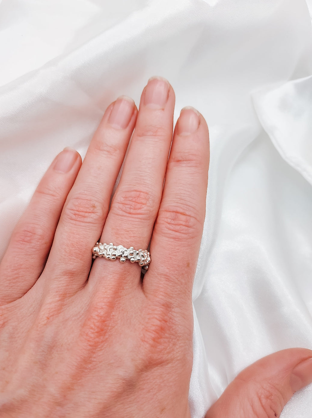 Chunky zilveren ring