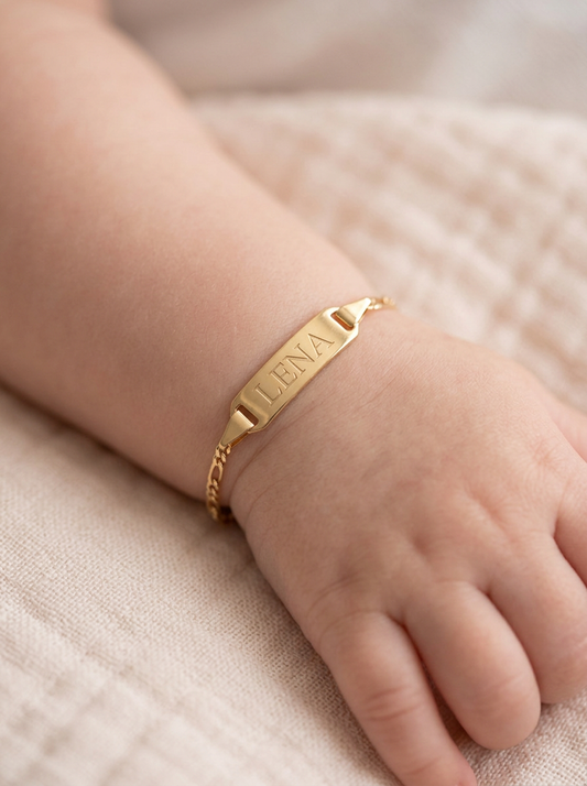 Geboortearmbandje 14k geelgoud